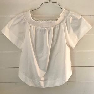 J. Crew cotton off-the-shoulder top
